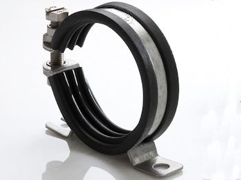 Support H6 (W5) avec manchon en caoutchouc (noir)