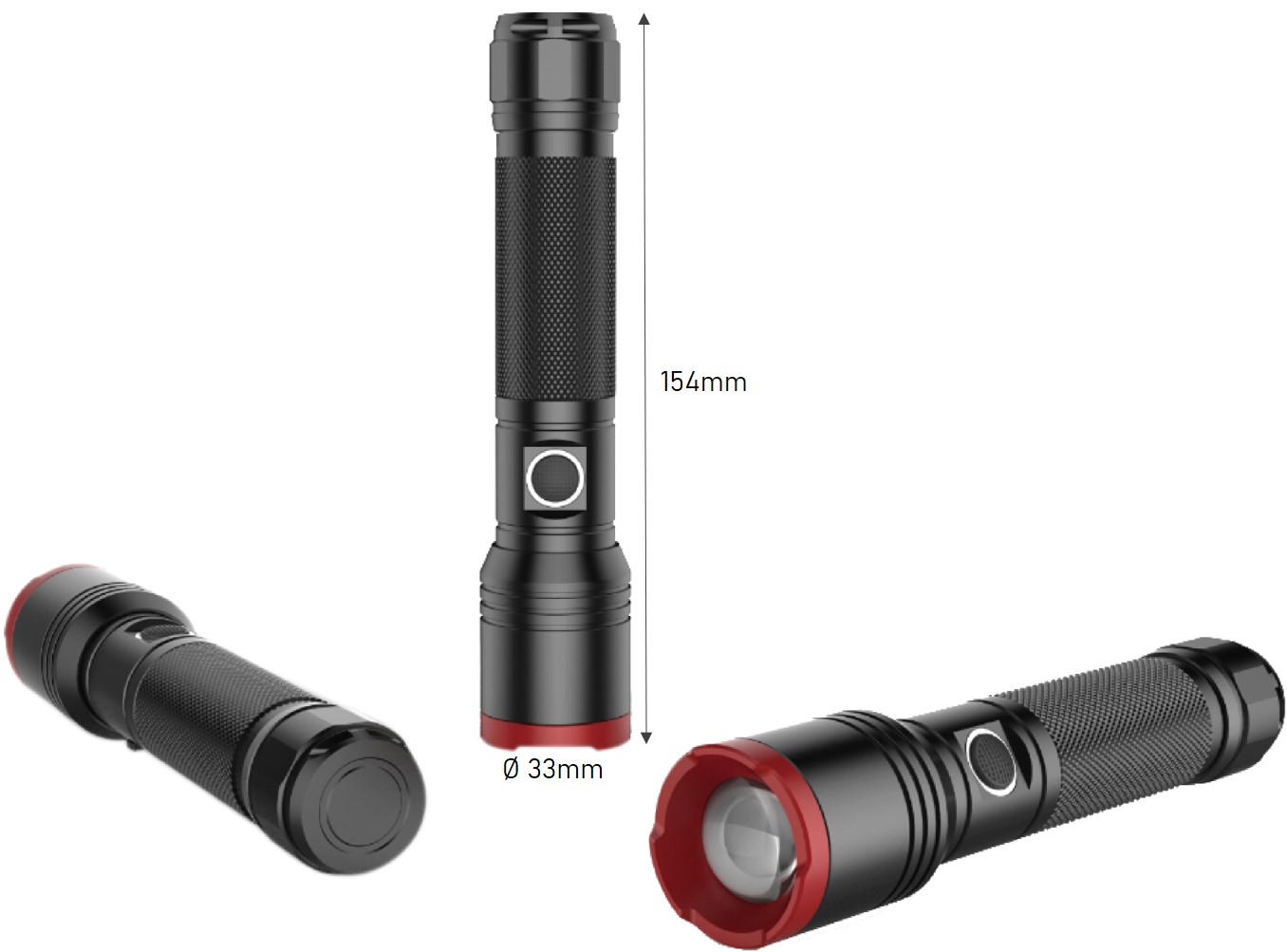 Macro-Lux, lampe de poche à LED rechargeable - 1000 lumens